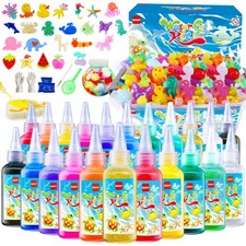 Magic Water Elf Toy Kit for Kids with 20 Gels and 24 Molds, Aqua Fairy,Fun DI...