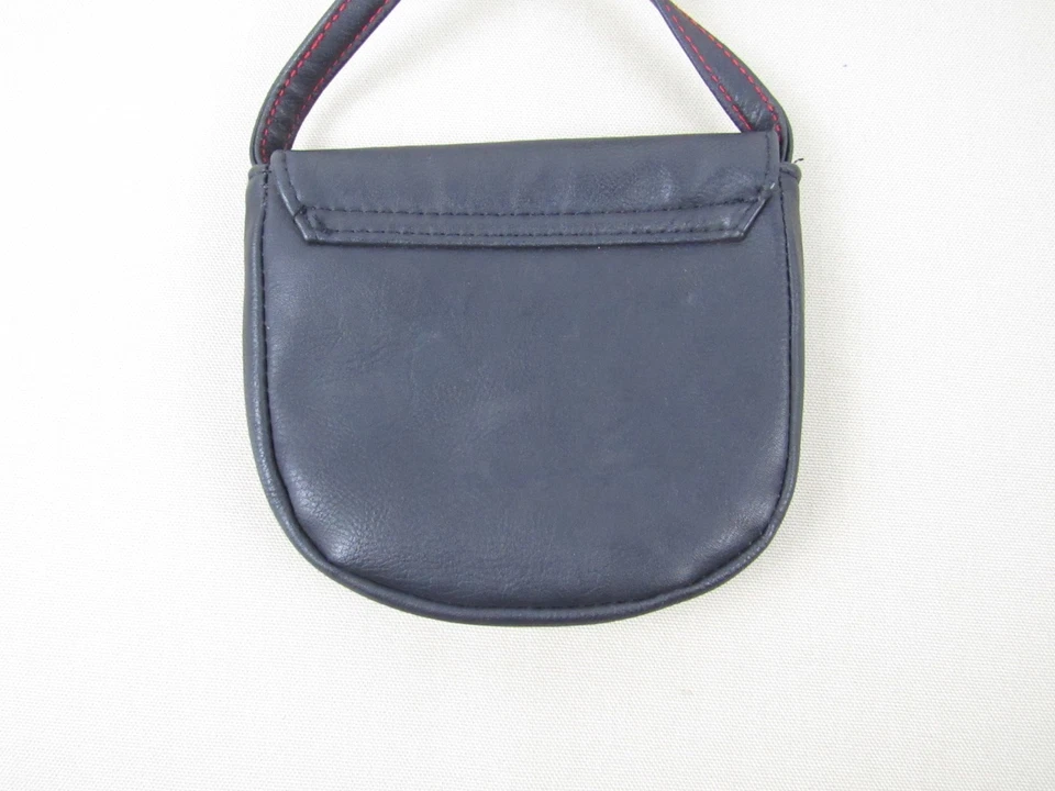 Bolso de Hombro Pequeño Roxy Vintage Y2K Imitación Cuero Negro Logo Bordado Foto 2 de 4