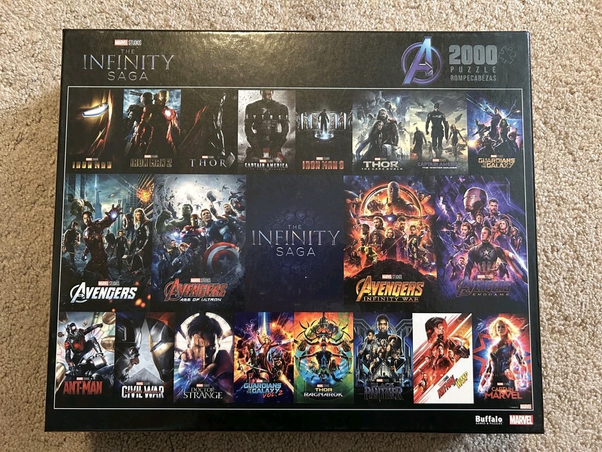 Marvel Infinity Saga Movie Posters 2000 PC Jigsaw Puzzle Buffalo