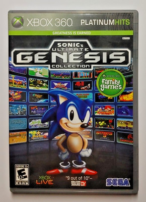 Sonic Ultimate Genesis Collection - Platinum Hits - Xbox 360 - Complete CIB