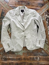 Women  s The Limited Collection Cream Tan 2 Button Blazer Size 2