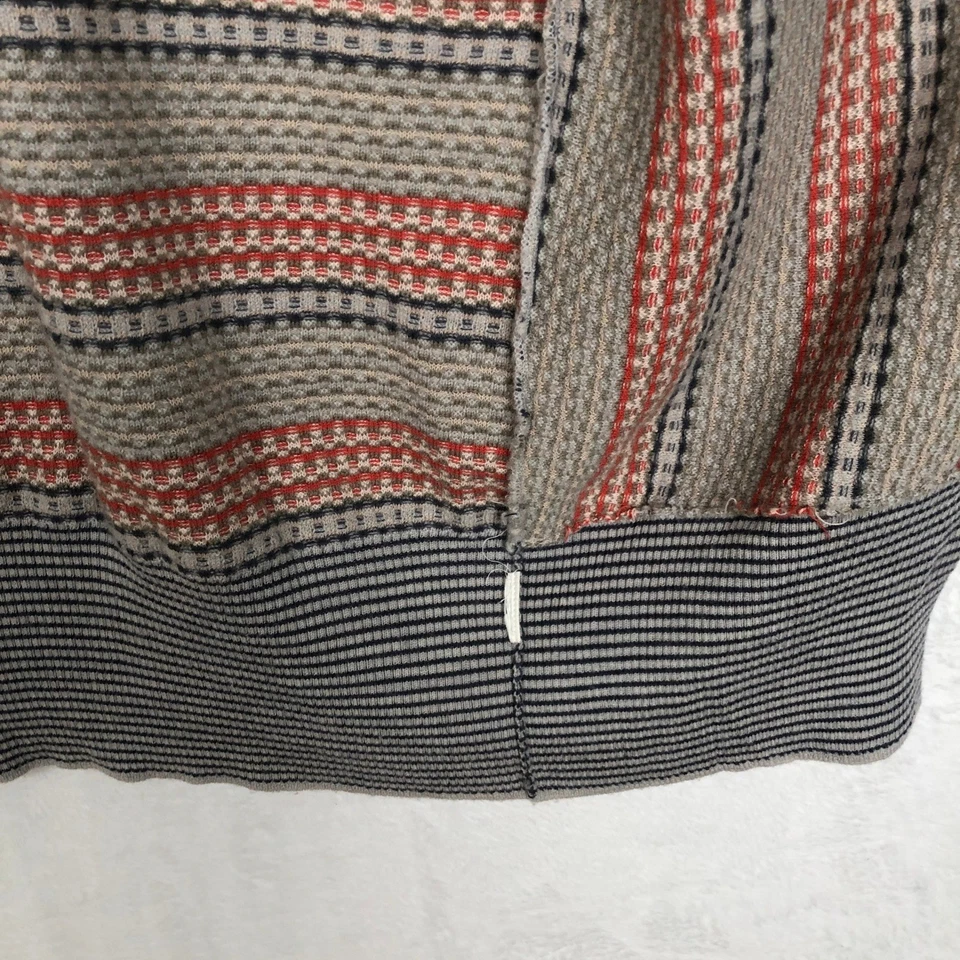Anthropologie Sparrow Wool Blend Open Duster Cardigan Sz M Striped Boho Pockets - Image 4 of 4
