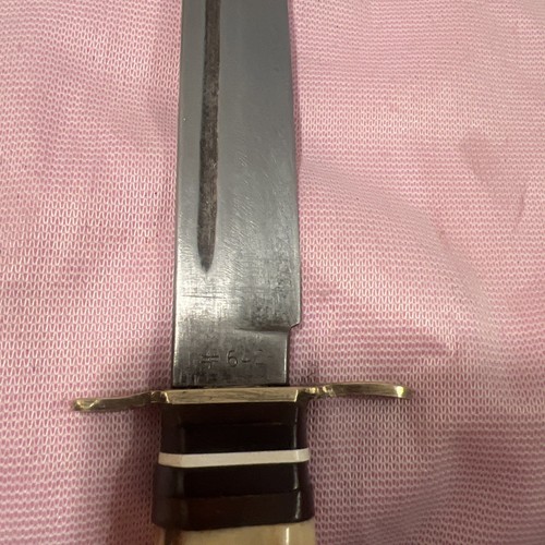 Vintage YORK CUTLERY #642 SOLINGEN GERMANY Fixed Blade Knife W/ Sheath NICE Read - Picture 11 of 24