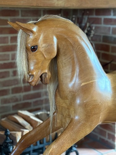 'Savanna' - Caballo mecedor Stevenson Bros XL 1993 - ENTREGA GRATUITA - Imagen 4 de 16