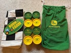 John Deere JUMBO CHECKER SET- 26 Piece, Cloth Checkerboard & Bag Bonus Sign — photo 1