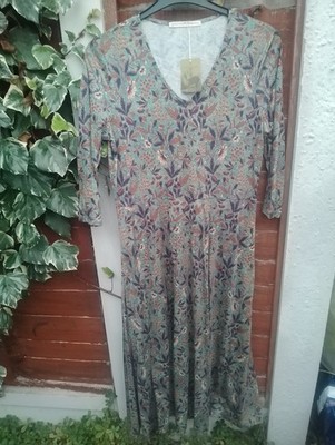 Peruvian Connection Kleid Blaustein Medium Neu Mit Etikett Made In Peru