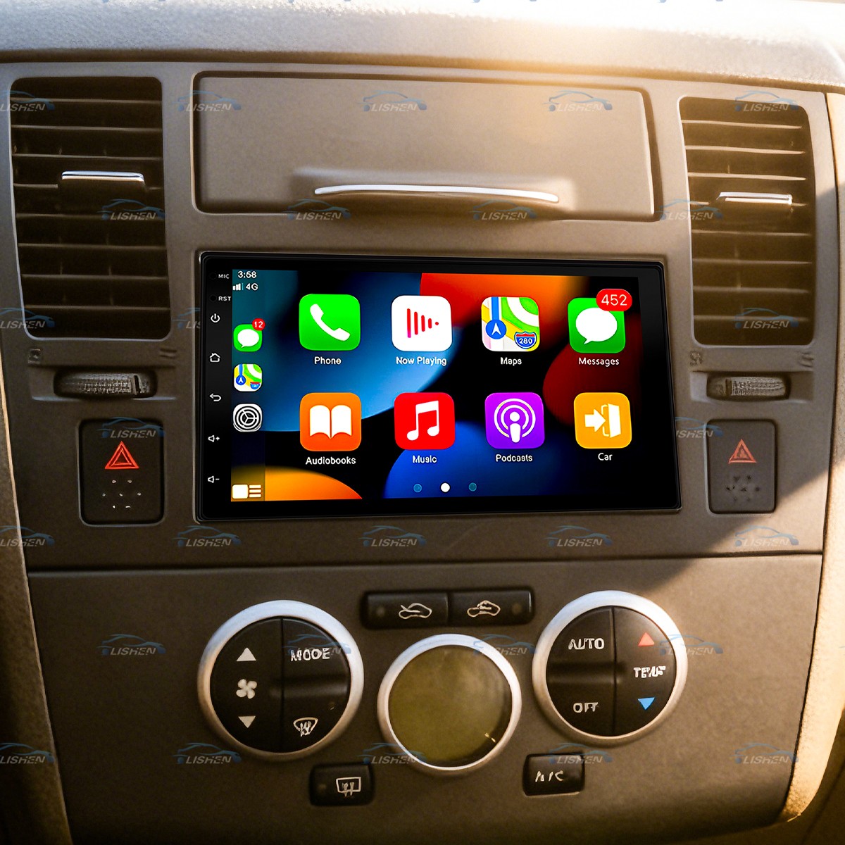 For Nissan Tiida 2007-2011 7'' Car Stereo Radio Carplay Android 15 GPS Navi WIFI