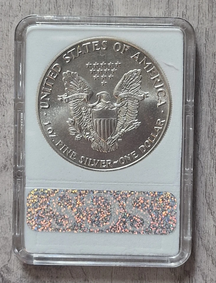 ETATS-UNIS 1 Dollar Argent 1 Once SILVER EAGLE 1988 - Photo 2/4