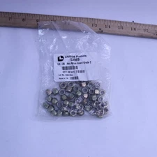 (50-Pk) Lawson SAE Locknuts with Nylon Insert Grade 8 1/4-28 53989