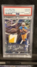 Spectra Aspiring Patch Autographs Isaiah Spiller  RPA Chargers /10 PSA 10 