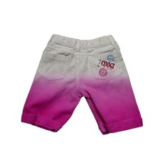 COOGI Shorts Kids 6 Pink Ombre Bermuda Denim Adjustable Waist Casual Jeans