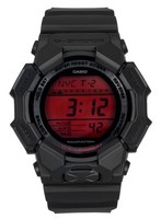 Casio G-Shock Digital Harzarmband Quarz GD-010BBR-1 200M Herrenuhr