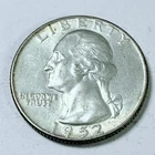 1952 D Washington Quarter - 90% Silver - Circulated Coin #5142