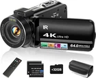 Ultra HD Camcorder 18x Digital Zoom 270° Touchscreen