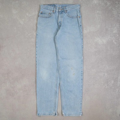 Levi's Vintage 550 Relaxed Fit Jeans W31 L32 Damen Hellblau Denim