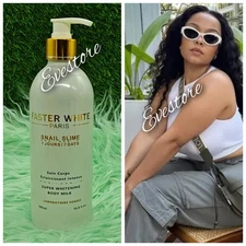 FASTER WHITE SNAIL [SLIME] Super Whitening Body Lotion 500ml X 1 Bottle 👌