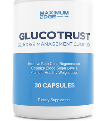 Glucotrust Blood Health Support Supplement By Maximum Edge 30 Capsules