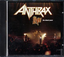 SEALED NEW CD Anthrax - Live: The Island Years