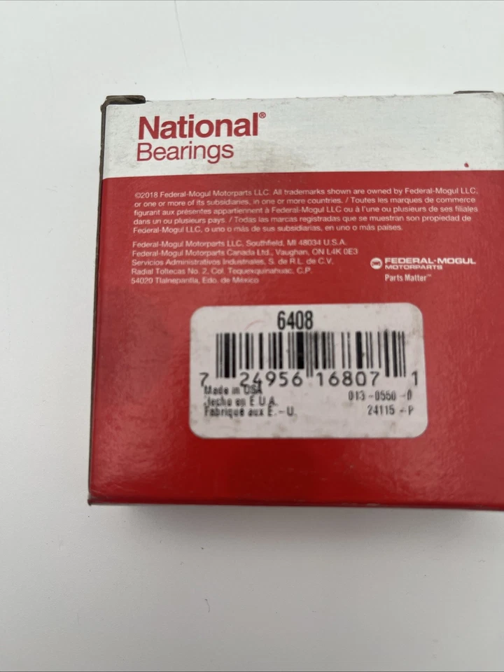 Rodamiento de rueda National 6408 Foto 3 de 4
