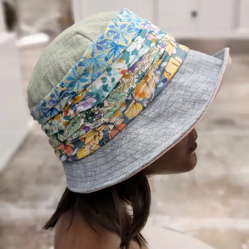 Spring Floral Pattern Lightweight Bucket Hat - image 3