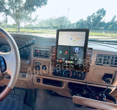 FOR FORD F250 F350 1999-2004 WITH CARPLAY ANDROID AUTO STEREO RADIO GPS SWC FM
