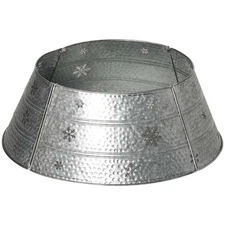 Christmas Tree Collar Steel Ring Skirt for Artificial Tree w/ Snowflake 26" Base
