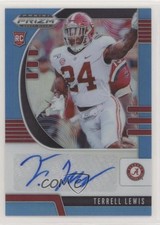 2020 Panini Prizm Draft Picks Rookies Carolina Blue 12/30 Terrell Lewis Auto n1u