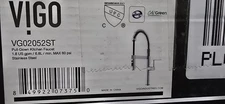 Vigo VG02052ST Edison 1.8 GPM Pre-Rinse Pull Down Kitchen Faucet - Stainless Ste