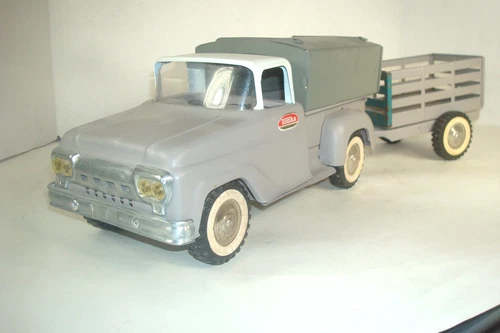 TONKA SPORTSMAN  FARM  PICKUP TRUCK & SHEEP STAKE BOX TRAILER CAMPER TOP PARTS