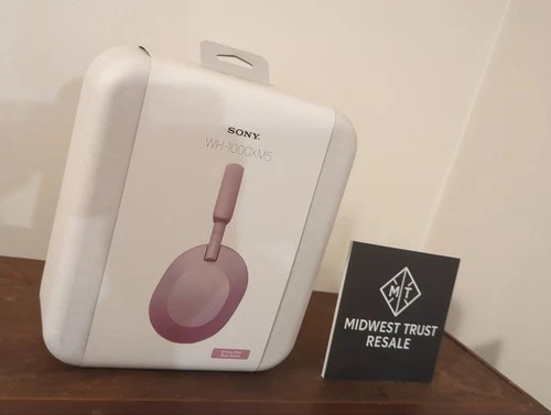 Sony - WH1000XM5 Wireless Noise-Canceling Over-the-Ear Headphones - Smoky Pink