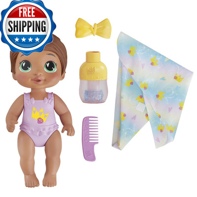 Baby Alive Shampoo Snuggle Sophia Sparkle Brown Hair 11 Inch Water Baby Doll