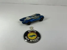 Vintage Hot Wheels Redline 1969 Splittin' Image Mattel Diecast Car W/Badge