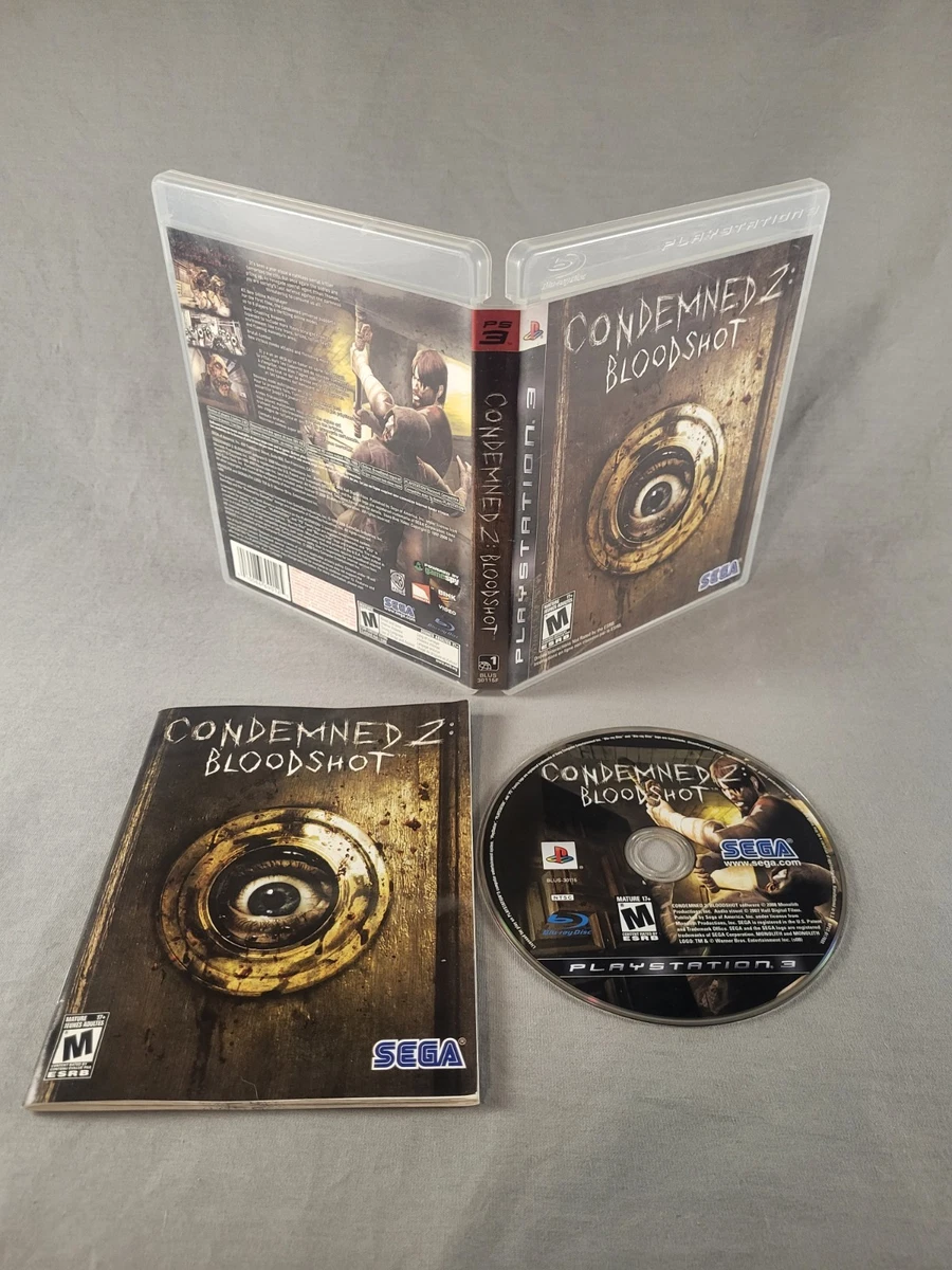 Jeu PS3 Condemned 2 : Bloodshot - Version PAL Française Avec Notice - Éditeur Sega, Genre Survival Horror - Très Bon état