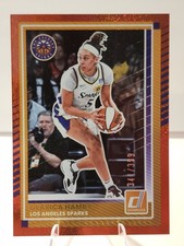 Dearica Hamby 2025 Donruss WNBA #43 Red Glitter /399 Los Angeles Sparks 