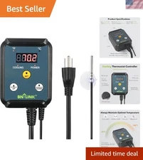 Versatile Temperature Controlled Outlet for Cooling Devices - 8.3A 1000W Power