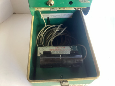 Sondeur Portable Lowrance Fish Lo-K-Tor LFP-300 Vintage – Sonar, Métal, Non Testé, Propre