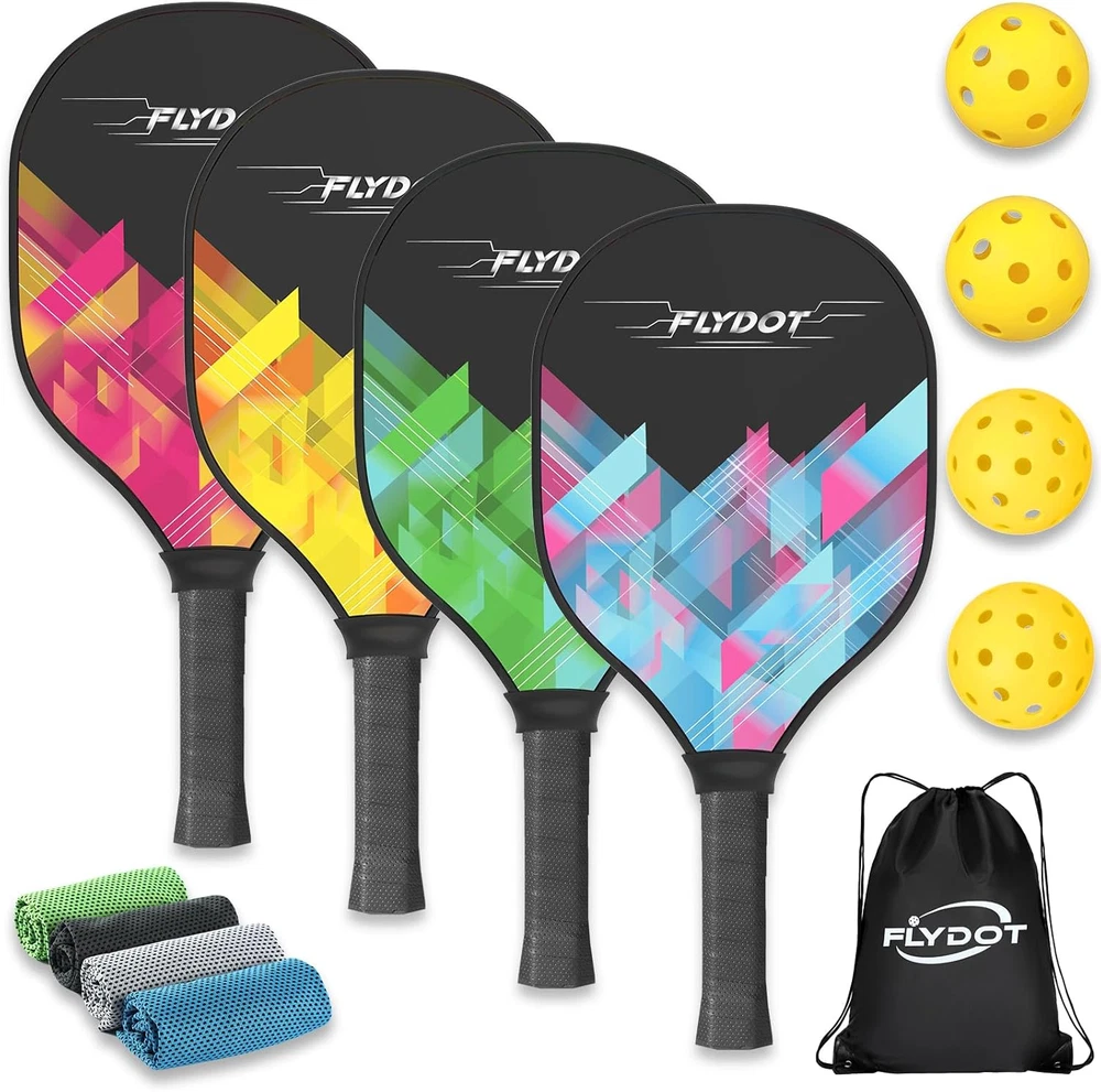 Premium USAPA-Approved Pickleball Paddles Set with 4 Indoor/Outdoor Balls & Carry Bag Premium USAPA-Approved Pickleball Paddles Set with 4 Indoor/Outdoor Balls & Carry Bag