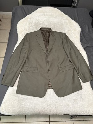 Charles Tyrwhitt Classic Fit Green Wool Sport Blazer Jacket Size 44R
