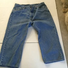 Levi’s 505 Jeans ~ Tailored to Measured Size 39.5 x 22.5 ~ Light Wash