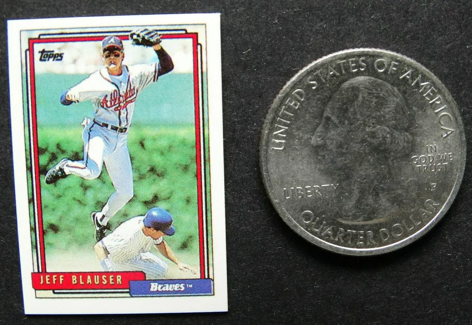 1992 Topps Micro Mini Baseball Cards Complete Your Set U Pick From List 1-200 - Image 2 of 3