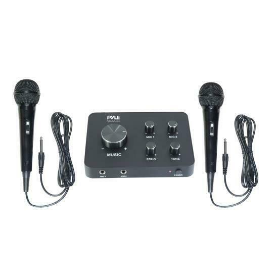 pyle karaoke microphone system