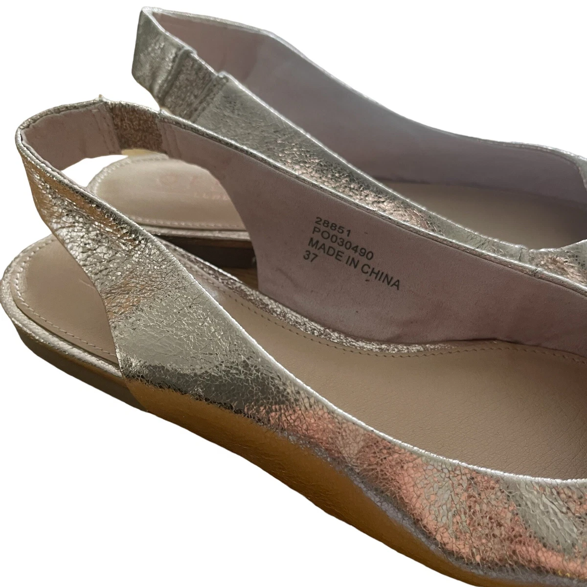 Office rose shop gold shoes
