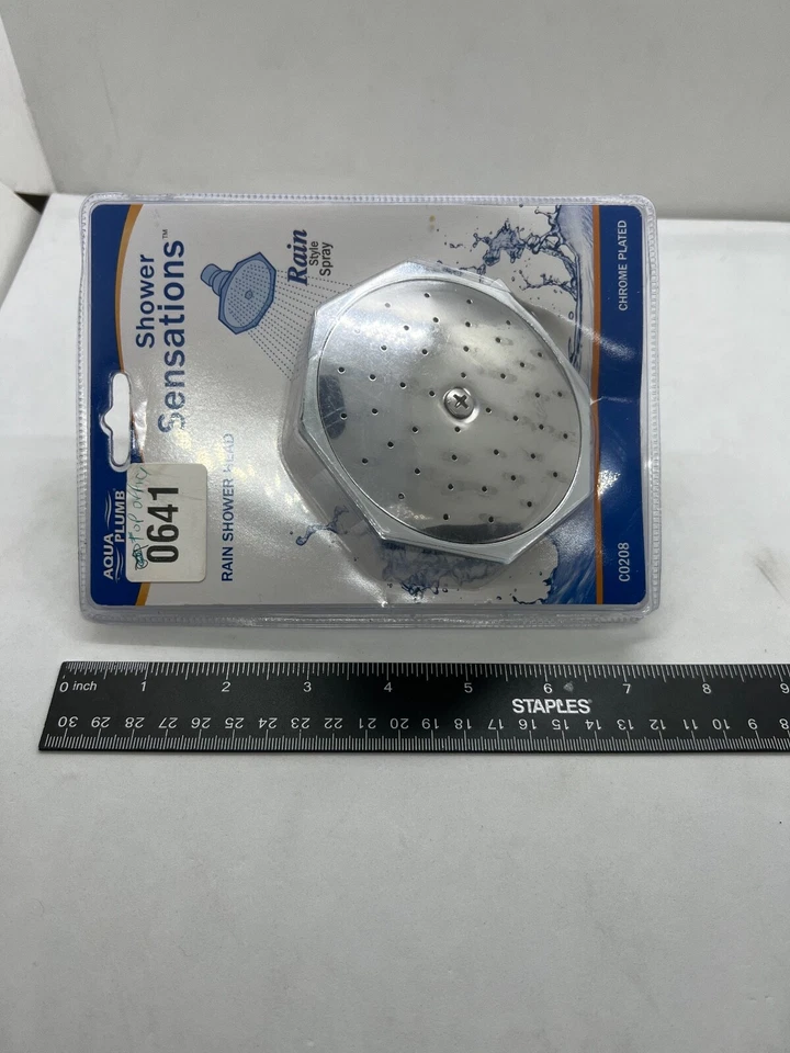 Головка для душа AQUA Plumb Shower Sensations хромированная модель C0208 - Изображение 2 из 4