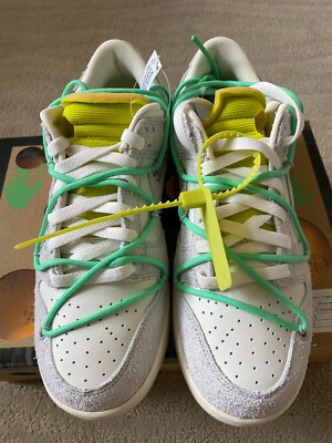 NIKE x OFF WHITE DUNK LOW LOT 14/50 SZ 9.5 BRAND NEW | eBay