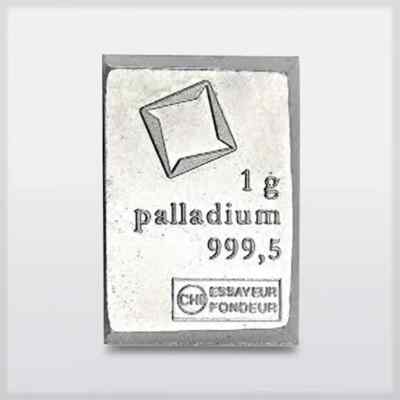 1 gram Palladium Bar - Valcambi - 999.5 Fine | eBay