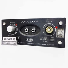 AVALON DESIGN U5 Pure Class A Instrument DI-Pre Amplifier Black Model Tested