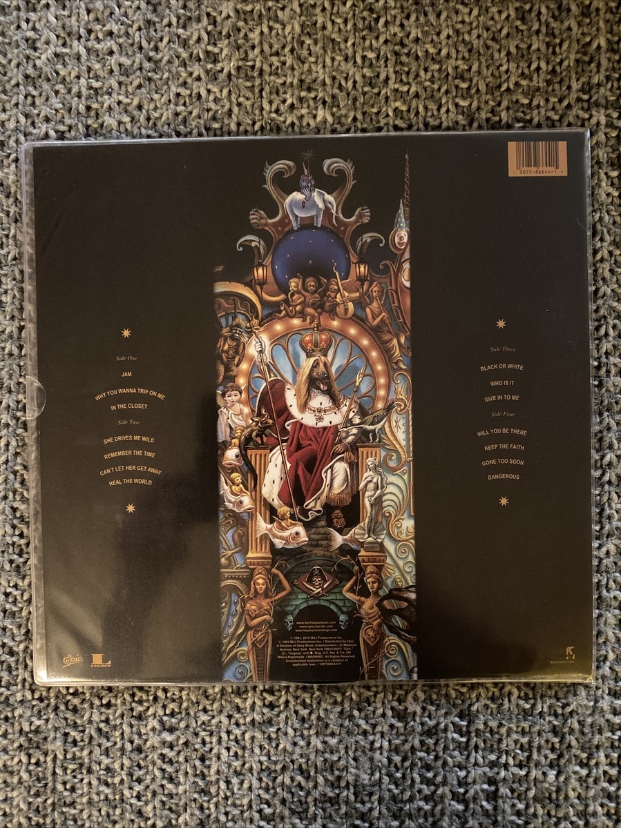 Michael Jackson Lp SEALED Dangerous Picture Disc 2x Lp 1991