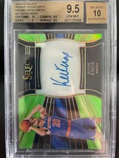 🔥2018 SELECT ROOKIE SIGNATURES KEVIN KNOX NEON GREEN PRIZM /99 BGS 9.5/10🔥