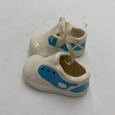 Vintage Blue And White Glass Shoes Ornaments Nike 