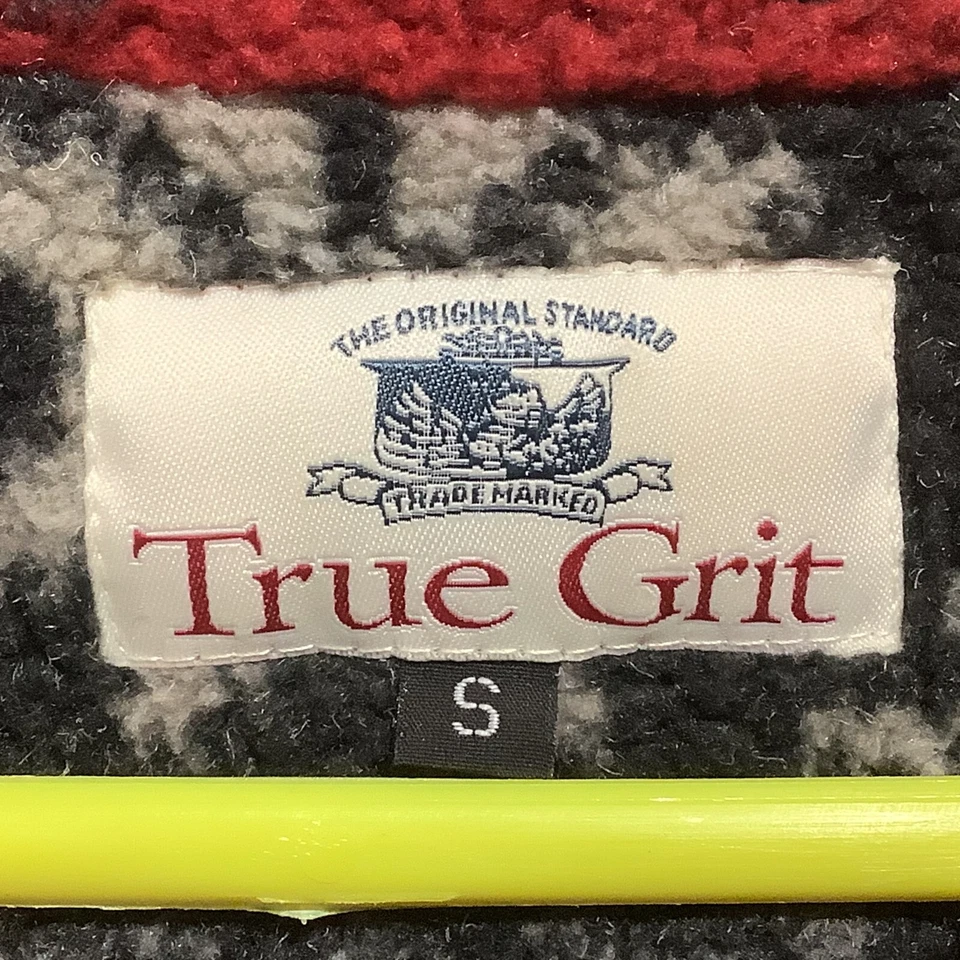 VTG True Grit Big Mesa Berber Snowflake Acrylic Blend Cardigan USA Made SZ S - Image 3 of 4